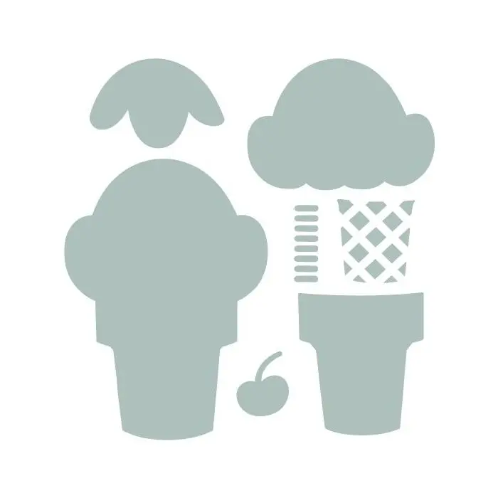 Sizzix Set Fustelle Framelits E Cartelle Goffratura | 5 Pezzi A Tema Play E Parco | Per Big Shot E Big Kick