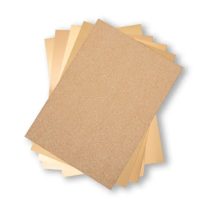 Cartoncino 50 fogli formato DIN A5 cartone naturale di alta