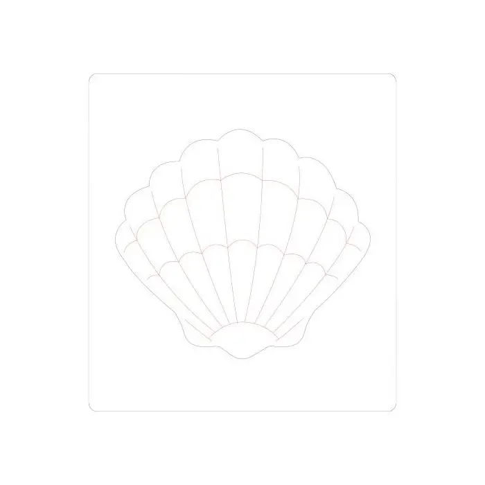 Fustelle Sottili ZAG Estate Conchiglie, 2 Pezzi, Per Scrapbooking E Biglietti Fai Da Te - 2