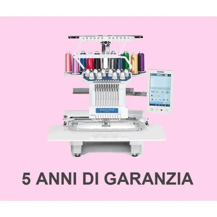 Macchina ricamatrice professionale a 10 aghi Brother PR 1055X