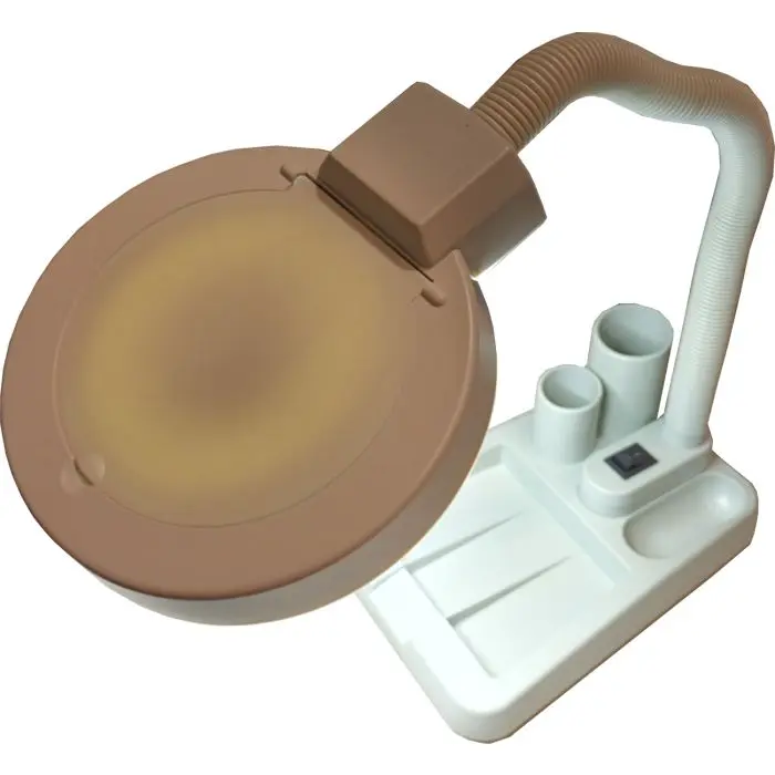 Lampada da tavolo a LED con lente ingrandimento