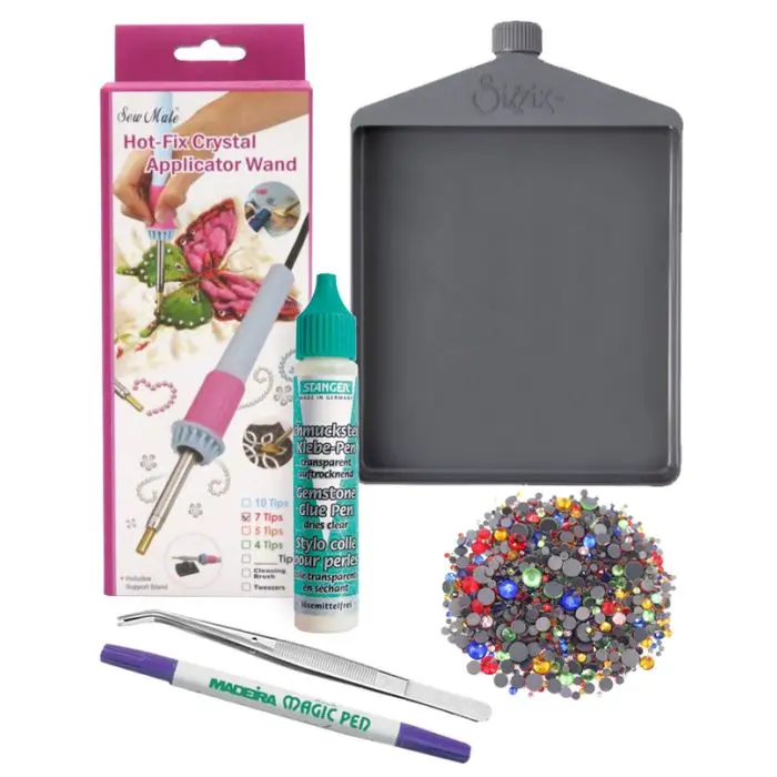 Kit Applicatore Hotfix Con Strass E 7 Punte - Per Personalizzare Vestiti E Accessori - 3
