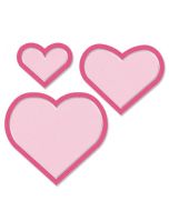 Fustella Sizzix Framelits "Cornici a forma di cuore" - 665661