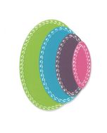 Fustella Sizzix Framelits "Ovali con bordo traforato" - 666551