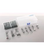 Kit 8 piedini per tagliacuci Juki MO 104 / 114 / 204 / 214 / 623 / 644 / 654 / 655 / 734 / 735, Bernina / Bernette