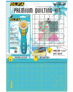 Set accessori per cucito creativo Olfa con Tavola taglio + Rotella + Squadra