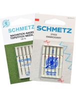Set aghi da ricamo SCHMETZ Topstitch + Embroidery