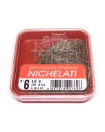 Spilli in acciaio temperato nichelati N.6 - gr. 50