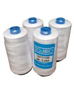 Set 4 filati Cucirini Tre Stelle T4 per tagliacuci (4x 5000 mt)