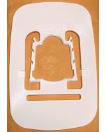 Inserto telaio Calzina 180 x 120 mm per ricamare sui calzini - Bernette / Necchi