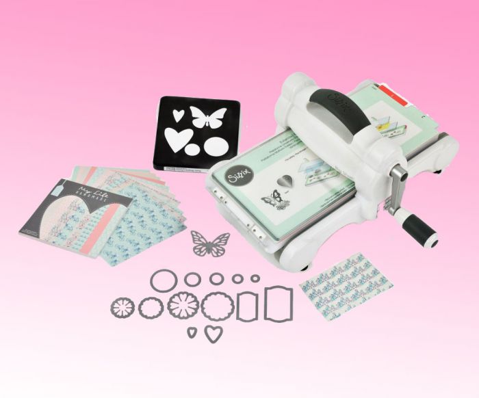 Big Shot Starter Kit Con Cartoncini E Stoffa 661545 Nuovo Modello