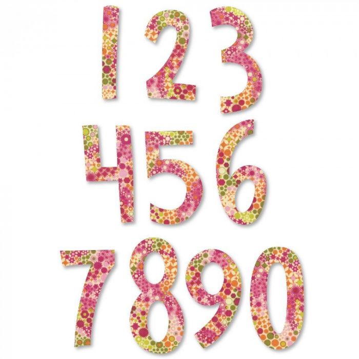 fustella sizzix bigz numeri fresh blossoms 661653