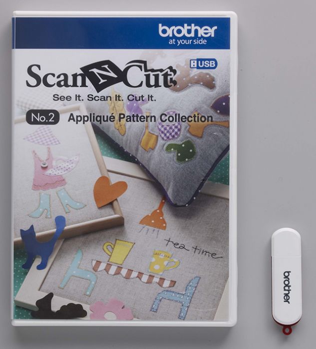 Usb No 2 Collezione Disegni Per Applicazioni Brother Scanncut