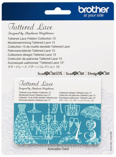 Collezione Disegni Tattered Lace 13 Brother Scanncut