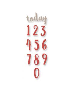 fustelle alfabeti lettere e numeri per